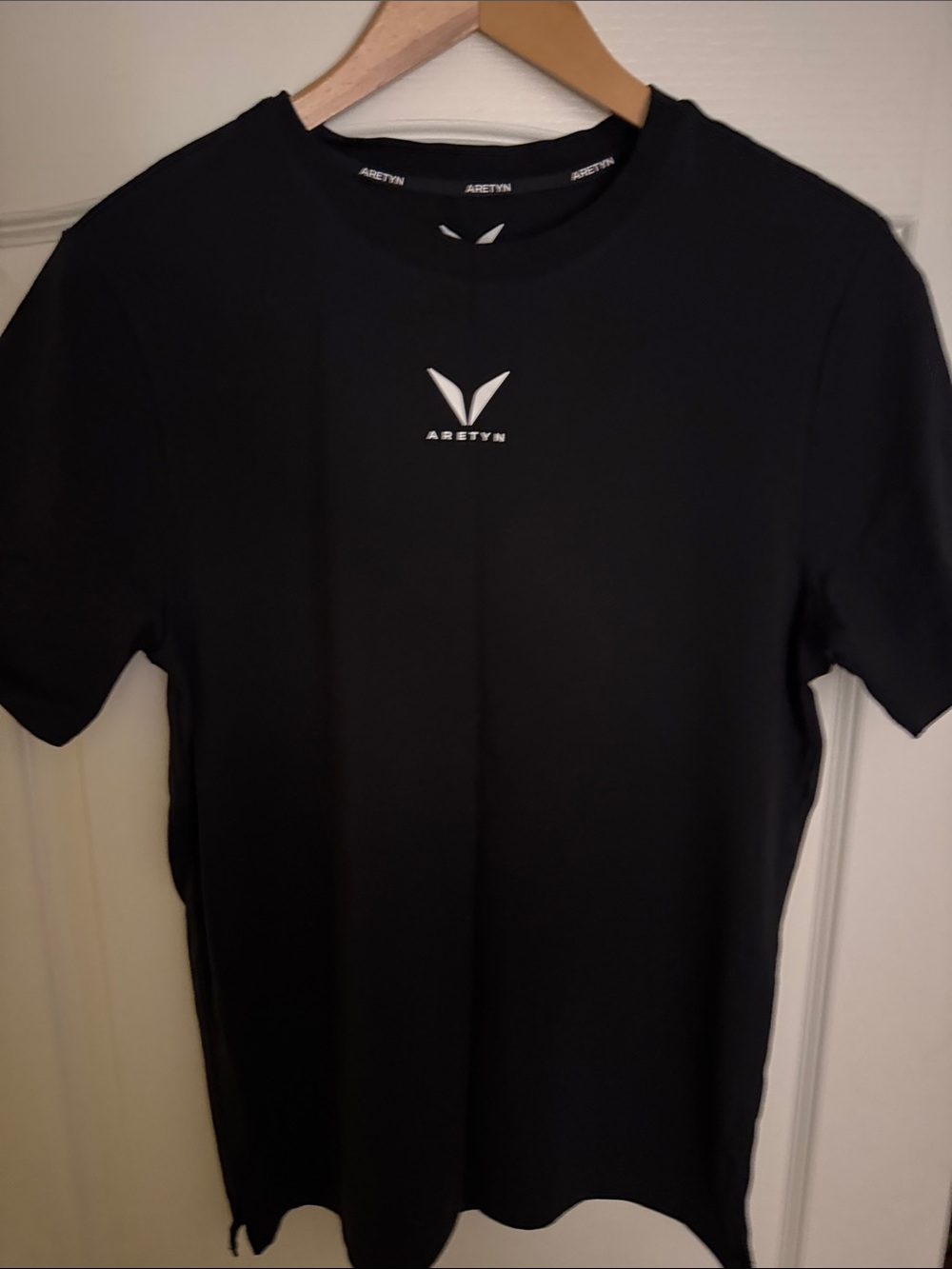 Men's Black Logo Short Sleeve Crew Tee